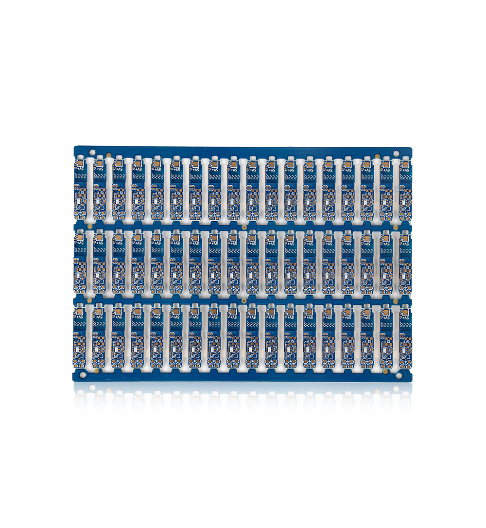 Blue Solder Mask Double Sided PCB Board Processing